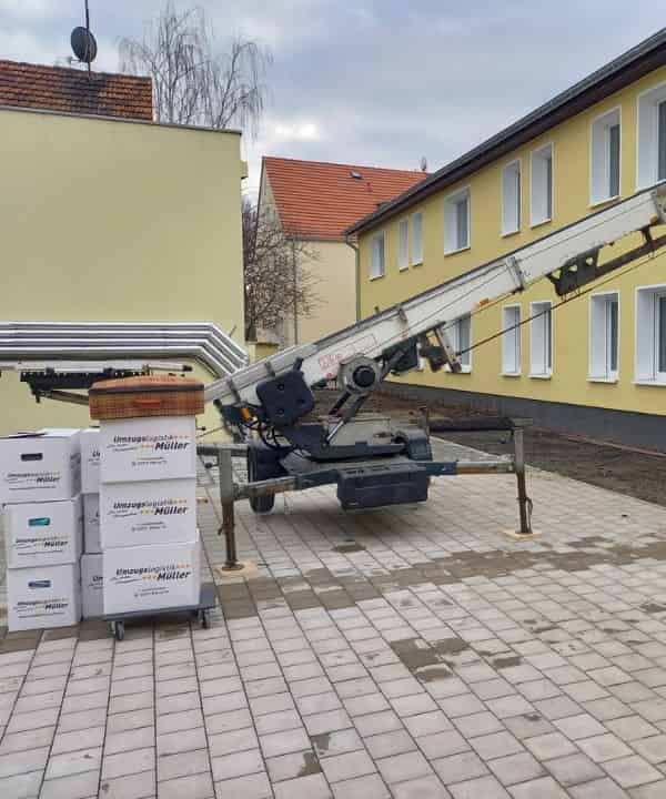 Pflegekassen Umzug mit Möbellift in Lörrach