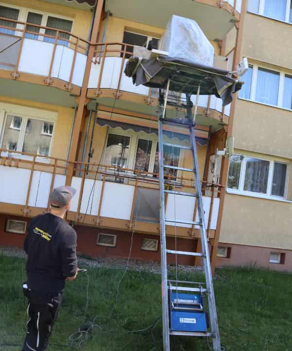 Pflegekassen Umzug mit Möbellift Lörrach